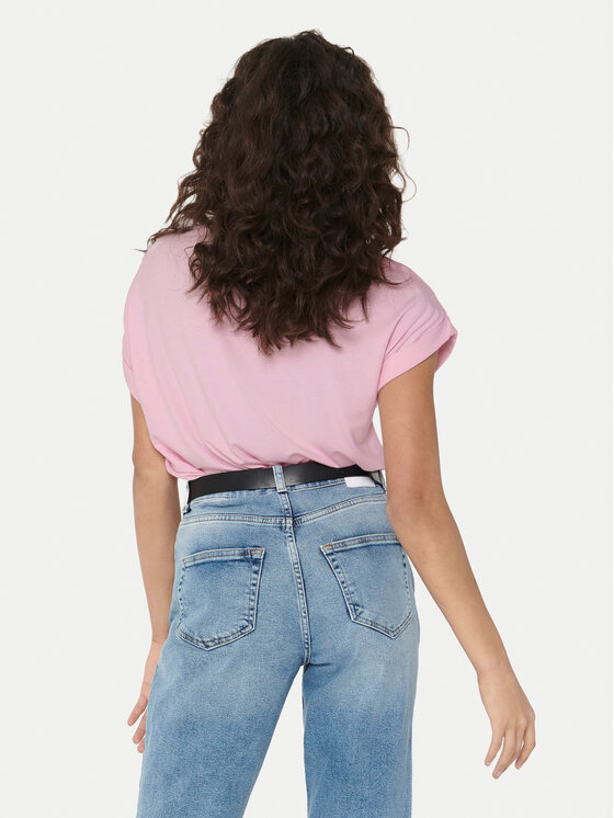 ONLY ONLY Camiseta Moster 15106662 Rosa Regular Fit