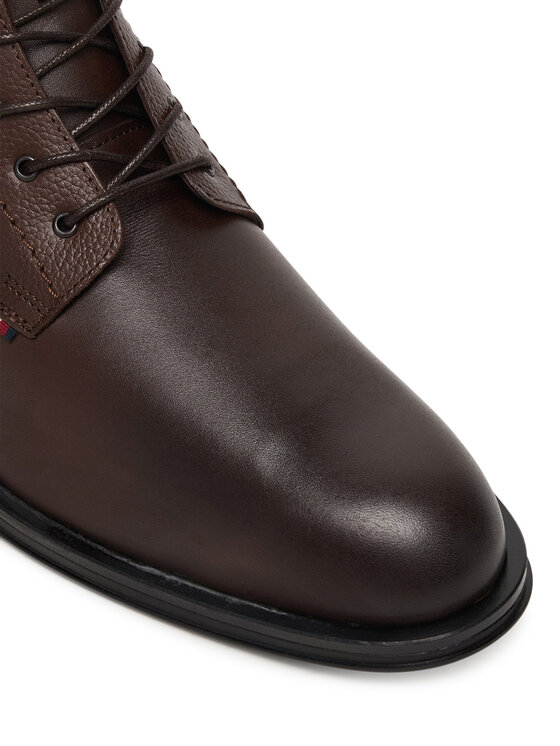 Tommy Hilfiger Μπότες Tommy Hilfiger Corporate FM0FM05577 Καφέ