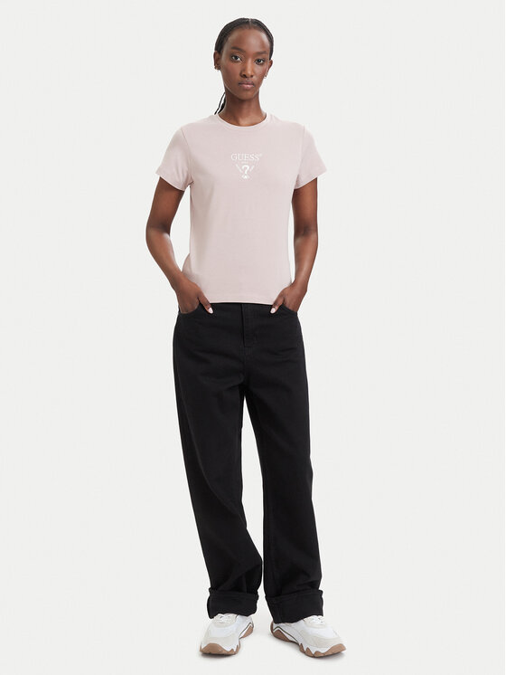 Guess Guess Camiseta V4YI21 KCDH1 Rosa Regular Fit