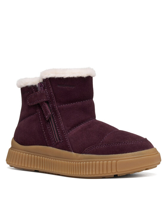 Geox Snehule Geox J Laquinny Girl Wpf J66NFA 00022 C7357 M Bordová