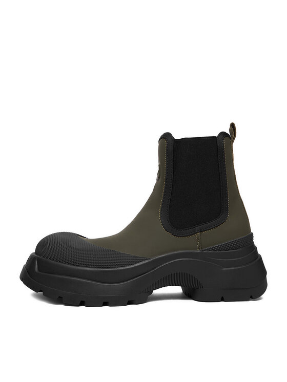 Hunter Členková obuv s elastickým prvkom Hunter CEO-SX2405-1 Kaki