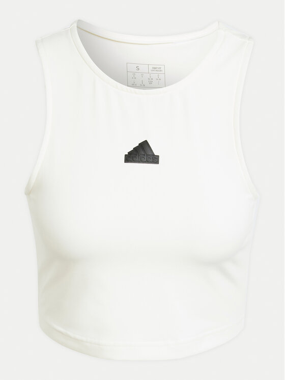 adidas adidas Топ City Escape JD8185 Білий Slim Fit