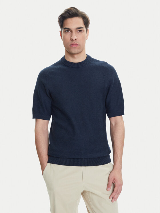 BOSS BOSS Футболка Kencel 50545678 Cиній Regular Fit