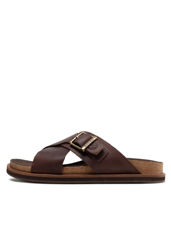 Timberland Шльопанці Timberland Amalfi Vibes Cross Slide TB0A41A1V131 Коричневий