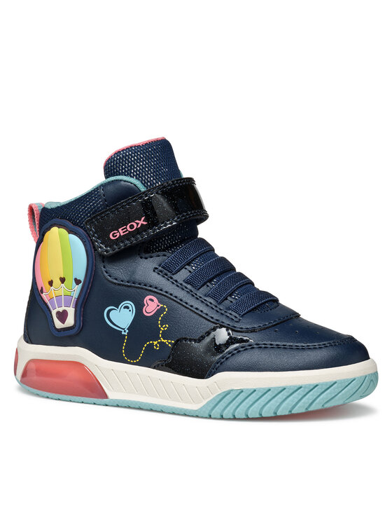 Geox Sneakersy Geox J Inek J56ASA 0BCKC C4358 M Tmavomodrá
