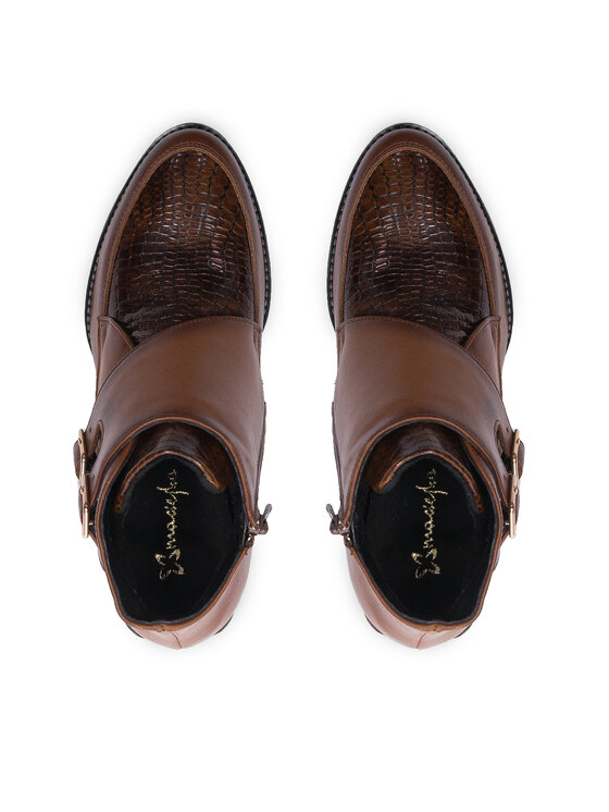 Maciejka Členková obuv Maciejka 06696-02/00-8 Hnedá