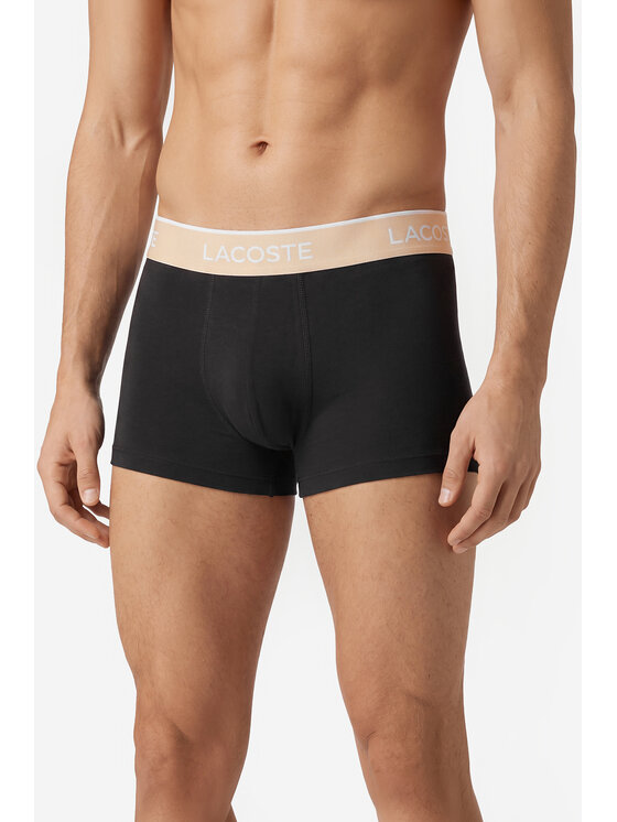 Lacoste Lacoste Conjunto de calzoncillos boxer 5H1297 Negro Regular Fit