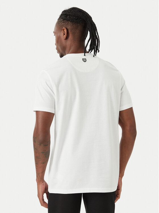 Beverly Hills Polo Club Beverly Hills Polo Club Camiseta M1342 Blanco Regular Fit