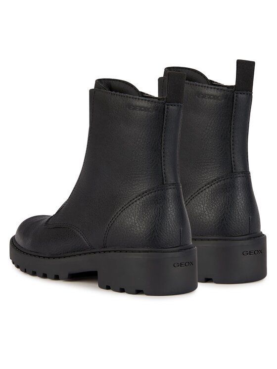 Geox Polokozačky Geox J Casey Girl J3620E 000BU C9999 D Černá