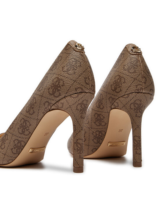 Guess Augstpapēžu kurpes Guess Dabbey 2 FLTDB2 FAL08 Bēšs