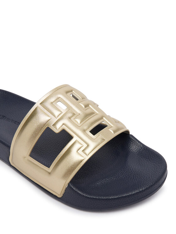 Tommy Hilfiger Natikače Tommy Hilfiger Th Pool Slide FW0FW09613 Zlatna