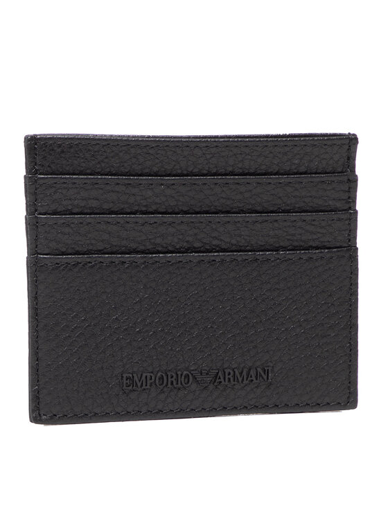 Emporio Armani Набір гаманець і чохол на картки Emporio Armani Y4R378 Y068E 80001 Чорний