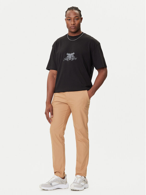 HUGO HUGO Camiseta Duarms 50542817 Negro Oversize