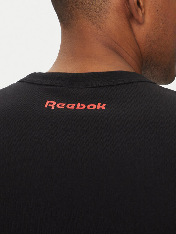 Reebok Reebok Póló 100214159 Fekete Regular Fit