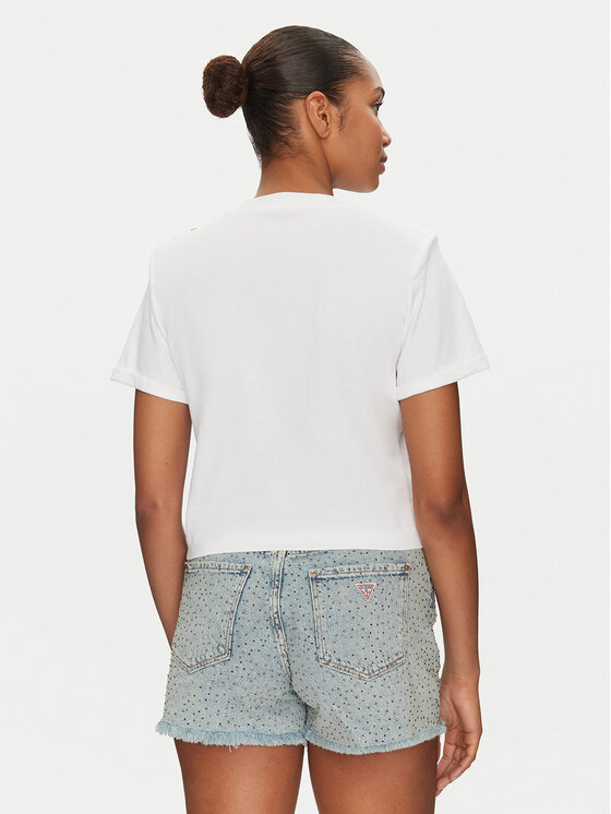Guess Guess Футболка W5GI15 K8FQ4 Білий Regular Fit
