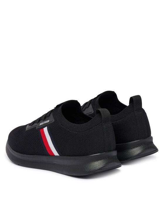 Tommy Hilfiger Superge Tommy Hilfiger Lightweight Knitted Runner FM0FM05756 Črna