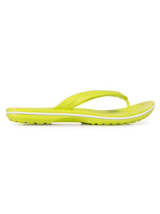 Crocs Šlepetės per pirštą Crocs Crocband Flip 11033 Žalia