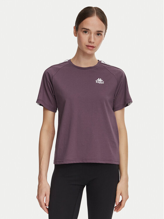 Kappa Kappa Футболка 371U6WW Фіолетовий Regular Fit