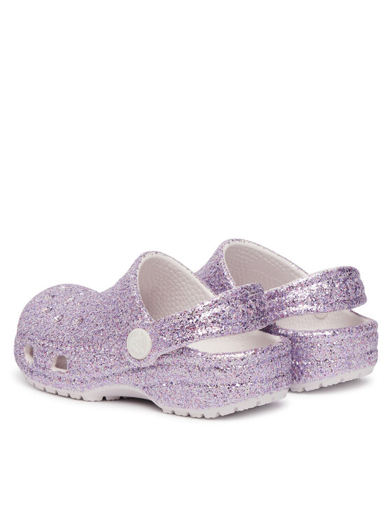 Crocs Шльопанці Crocs Classic Chunky Glitter Clog T 211940 Фіолетовий