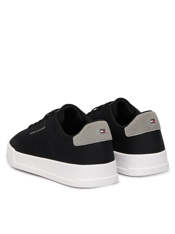 Tommy Hilfiger Superge Tommy Hilfiger Th Court Knit FM0FM05823 Črna