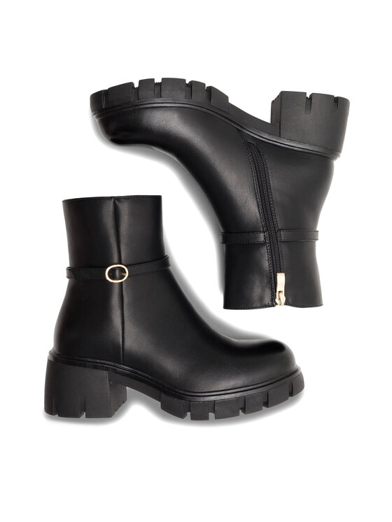 DeeZee Μποτάκια DeeZee REGINA H17193-6 Μαύρο