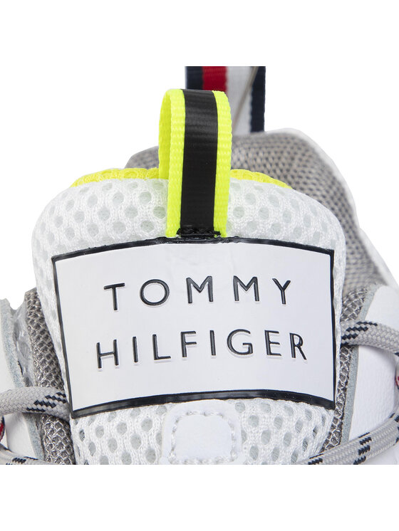 Tommy Hilfiger Superge Tommy Hilfiger City Voyager Chunky Sneaker FW0FW04610 Bela