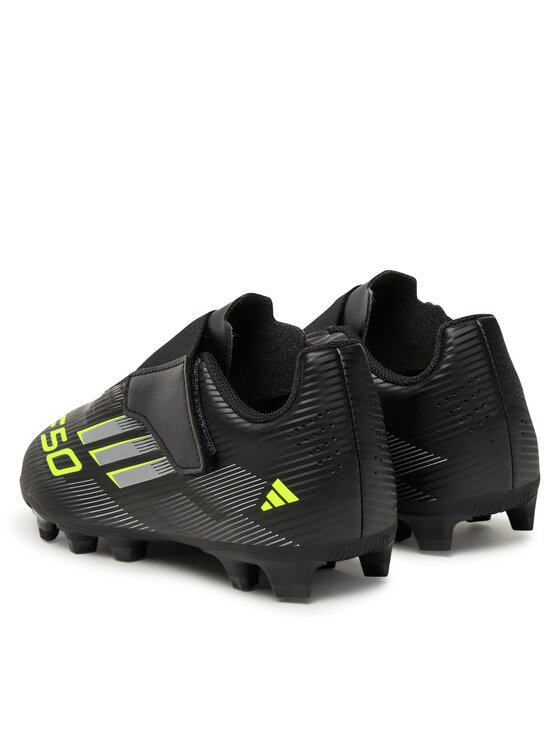 adidas Futbalové topánky adidas F50 Club Hook-and-Loop Firm/Multi-Ground Boots Kids JI0037 Čierna