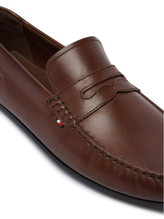 Tommy Hilfiger Mocassini Tommy Hilfiger Core Hilfiger Leather Driver FM0FM05790 Marrone