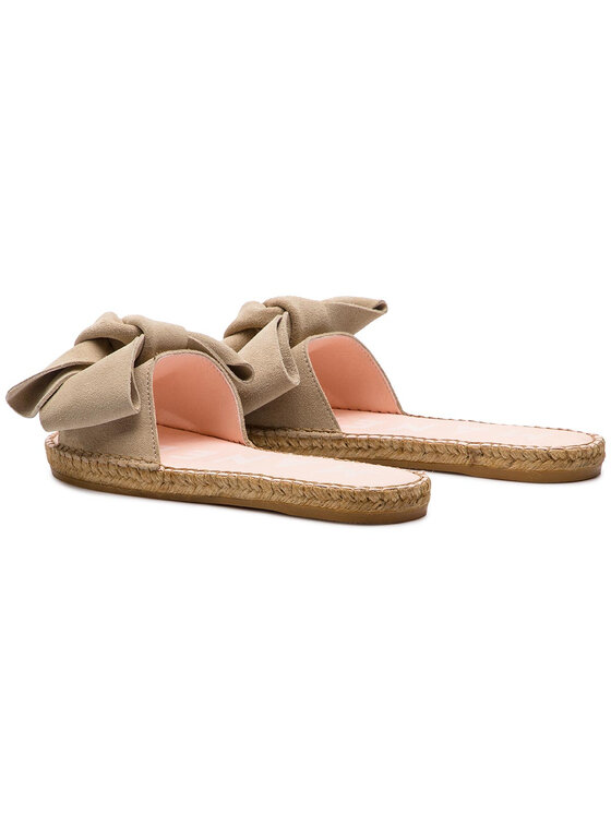 Manebi Espadrilky Manebi Sandals With Bow K 1.1 J0 Béžová