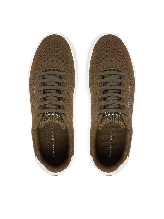 Tommy Hilfiger Αθλητικά Tommy Hilfiger Th Court Knit FM0FM05823 Πράσινο