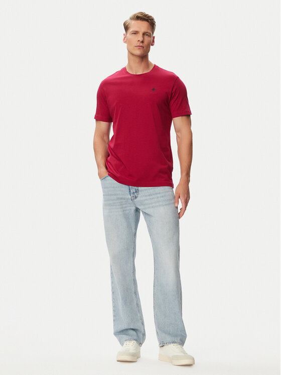 Beverly Hills Polo Club Beverly Hills Polo Club Póló P-SS26M-TS41740 Bordó Regular Fit