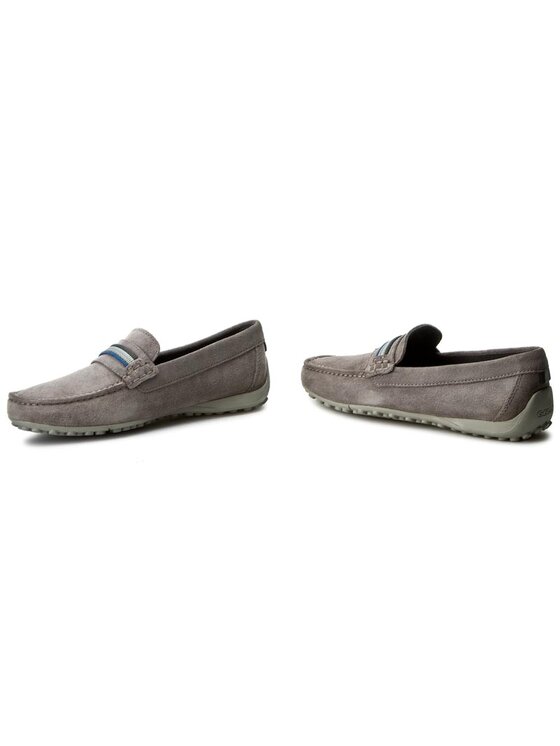 Geox Mokasíny Geox U Snake Moc F U7207F 00022 C9004 Sivá