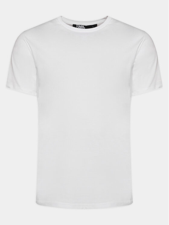 KARL LAGERFELD KARL LAGERFELD Conjunto de camisetas 765000 500298 Blanco Slim Fit
