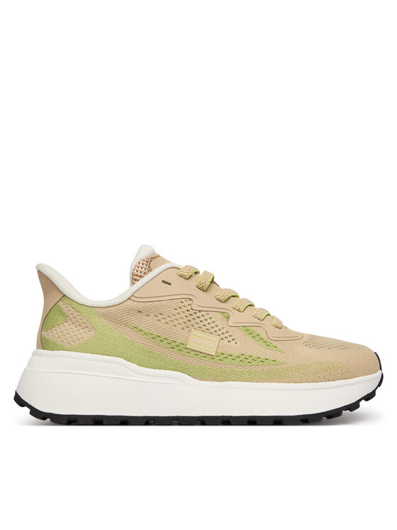 Tommy Jeans Laisvalaikio batai Tommy Jeans Tjw Sporty Knit Runner EN02962 Balta