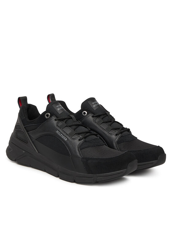Tommy Hilfiger Laisvalaikio batai Tommy Hilfiger Modern Comfort Run Outdoor FM0FM05639 Juoda