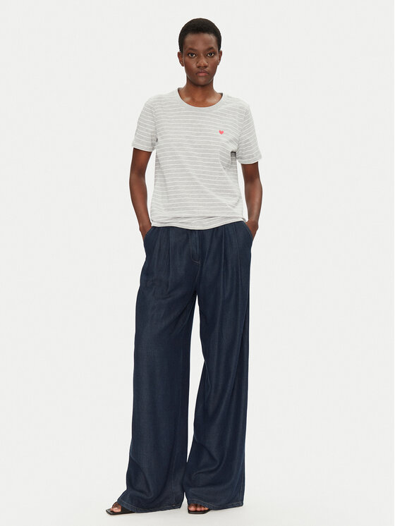 Fransa Fransa Футболка 20615521 Сірий Regular Fit