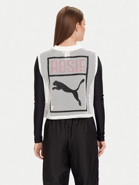 Puma Puma Топ PUMA X ROSÉ 633804 77 Білий Relaxed Fit