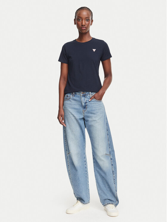 Guess Jeans Guess Jeans Camiseta W4YI10 J1314 Azul marino Regular Fit