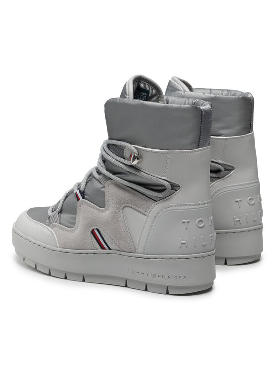 Tommy Hilfiger Sniego batai Tommy Hilfiger Snowboot FW0FW06052 Pilka