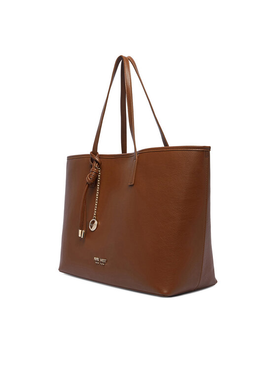 Nine West Ročna torba Nine West CEO-SILK AVENUE-LDA8889 Rjava