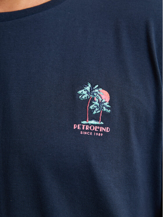 Petrol Industries Petrol Industries Camiseta M-1050-TSR644 Azul marino Regular Fit