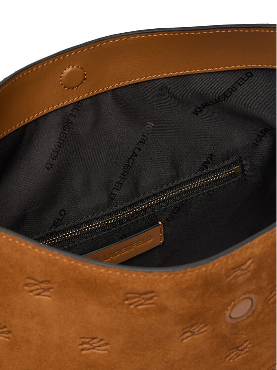 KARL LAGERFELD Ročna torba KARL LAGERFELD B1W30105 Rjava