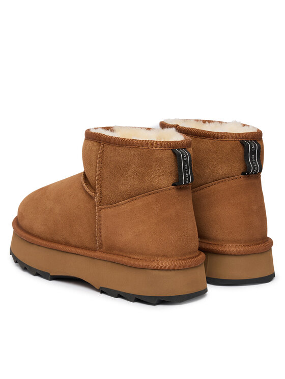 EMU Australia Sněhule EMU Australia Sharky Micro Flatform W13304 Hnědá