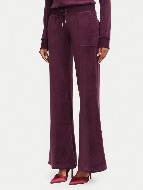 Juicy Couture Juicy Couture Pantaloni da tuta Layla JCSEBJ001G Bordeaux Regular Fit