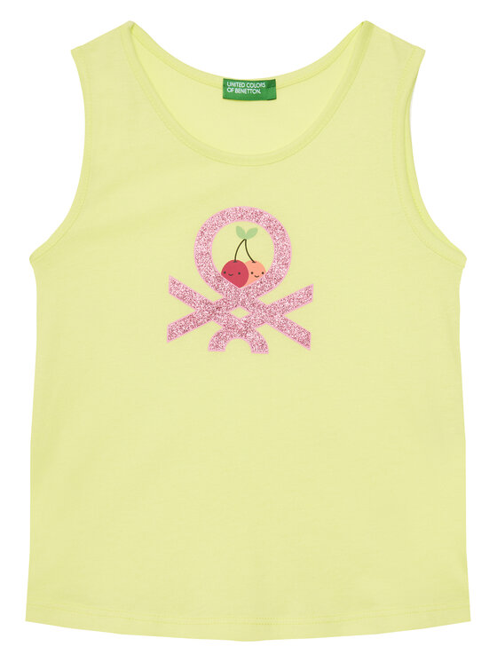 United Colors Of Benetton United Colors Of Benetton Топ 3I1XGH012 Жовтий Regular Fit