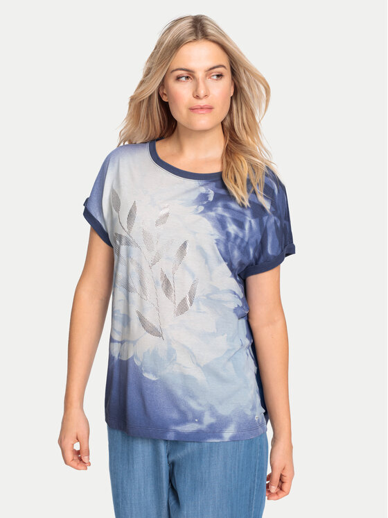 Olsen Olsen Camiseta 11105088 Azul marino Regular Fit