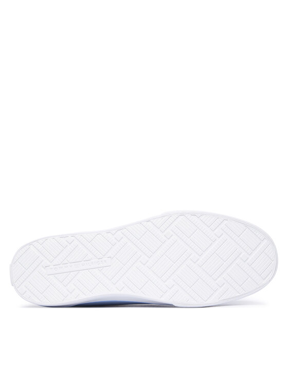 Tommy Hilfiger Sneakersy Tommy Hilfiger Th Chic Low Vulc FW0FW09391 Světle modrá