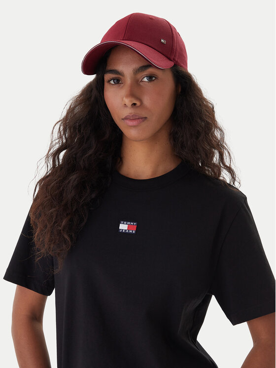 Tommy Jeans Tommy Jeans Camiseta Badge DW0DW22202 Negro Boxy Fit