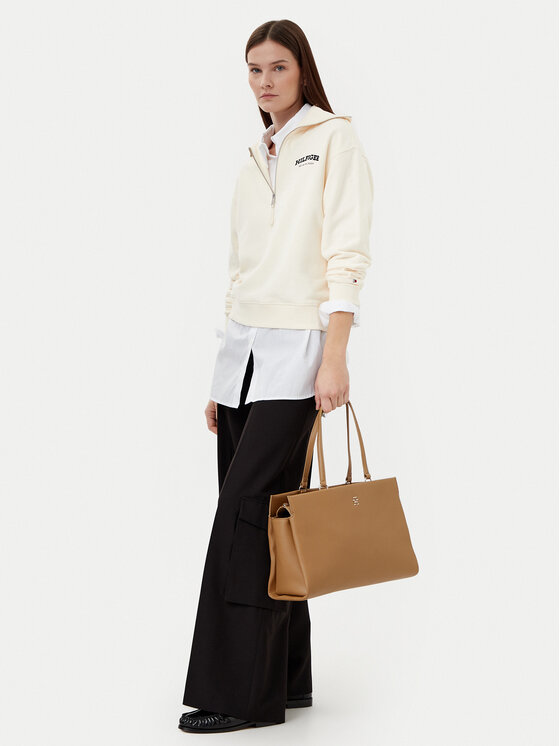 Tommy Hilfiger Soma Tommy Hilfiger Th Legacy Tote AW0AW17197 Brūns