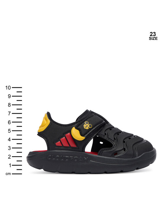 adidas Sandały adidas Disney Mickey Mouse JQ4399 Czarny